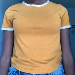 Mustard Yellow Basic Tee
